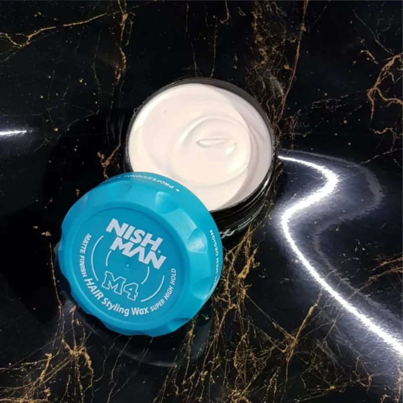 Cera Matte NishMan M4 Matte Finish de Fijación Ultra Fuerte 100ml - Imagen 4