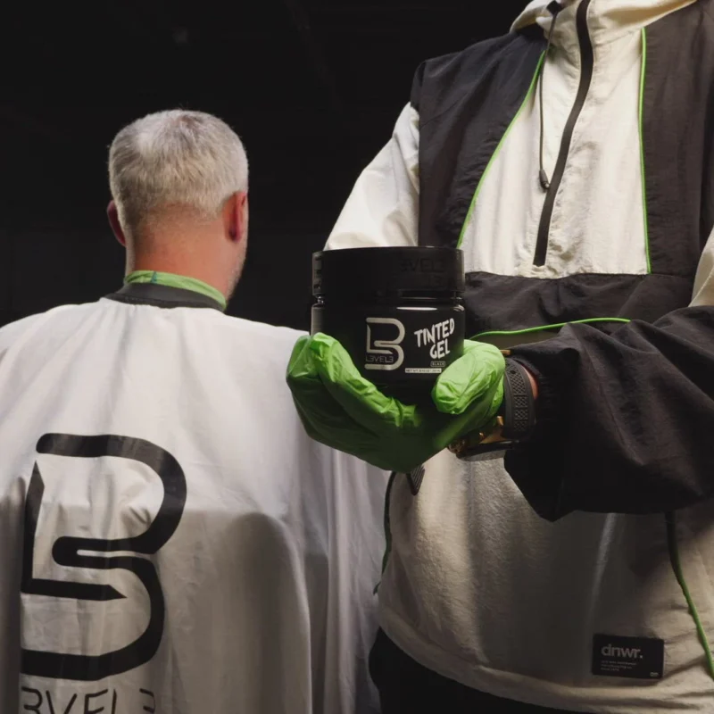 Gel para cabello teñido L3VEL3 negro 250ml - Imagen 3