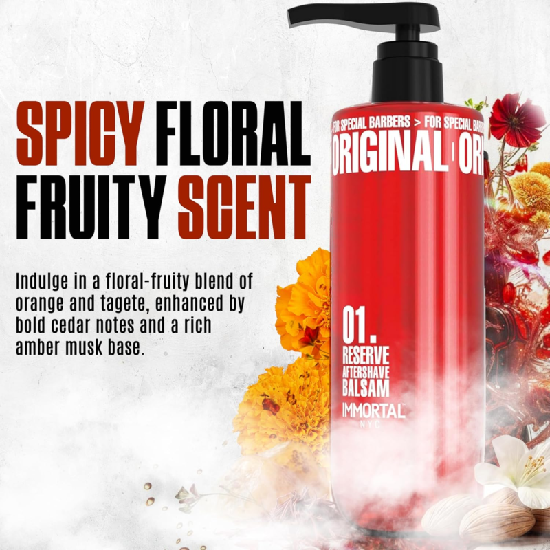 After Shave Crema Reserve 01 Immortal NYC 500 ml - Imagen 8