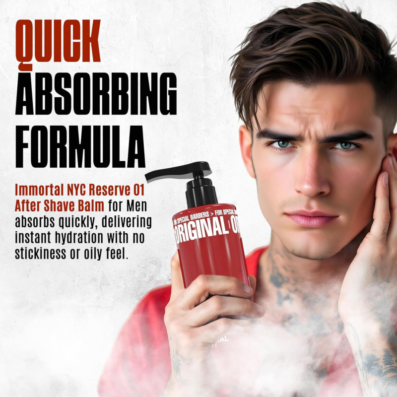 After Shave Crema Reserve 01 Immortal NYC 500 ml - Imagen 7