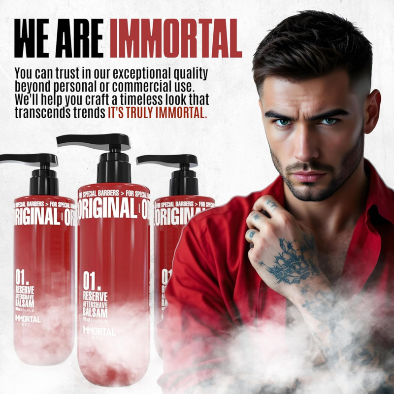 After Shave Crema Reserve 01 Immortal NYC 500 ml - Imagen 6