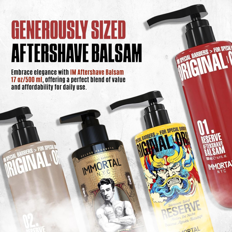 After Shave Crema Reserve 01 Immortal NYC 500 ml - Imagen 2