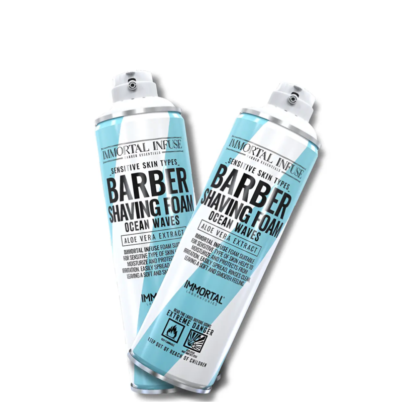 Espuma De Afeitar Ocean Waves Immortal Infuse 500ml - Imagen 2