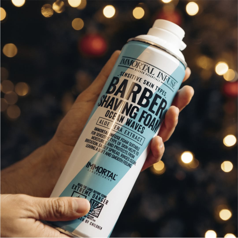 Espuma De Afeitar Ocean Waves Immortal Infuse 500ml - Imagen 3