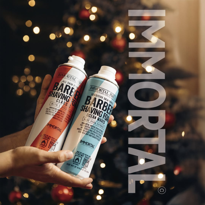 Espuma De Afeitar Ocean Waves Immortal Infuse 500ml - Imagen 6