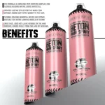 Laca Beton Flexible Hold Low Shine Plant Keratin Immortal NYC 500 ml - Imagen 4