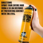 Laca Beton Mega Strong Matte Dry Look Plant Keratin Immortal NYC 500 ml - Imagen 2
