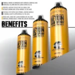 Laca Beton Mega Strong Matte Dry Look Plant Keratin Immortal NYC 500 ml - Imagen 4