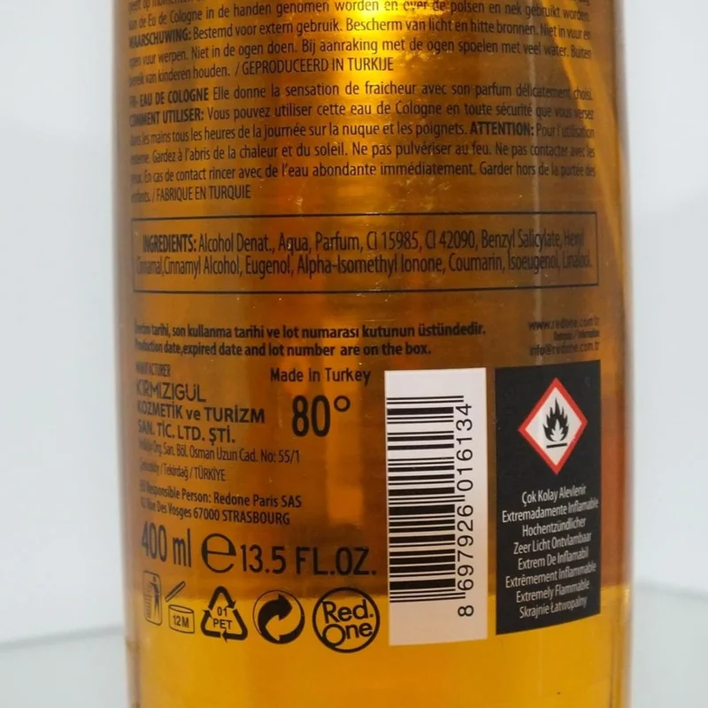 Colonia After Shave Tabacco RedOne 400ml - Imagen 4