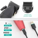 Combo Clipper Y Trimmer VGR V-640 9000 RPM Profesional - Imagen 5