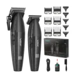 Combo Clipper Y Trimmer VGR V-640 Black 9000 RPM Profesional